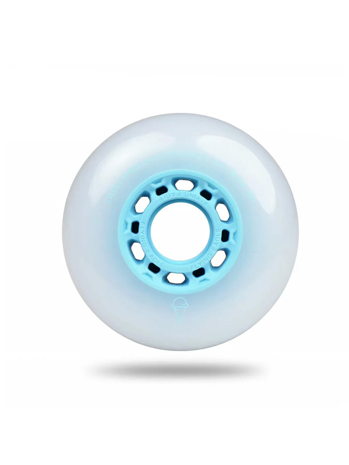 Roue Roller - FLYING EAGLE Ice Cream - 80mm 86a - Blue - Jeu de 8