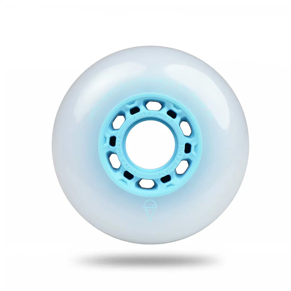 Skates Wheels - FLYING EAGLE Ice Cream - 80mm 86a - Blue - Set of 8