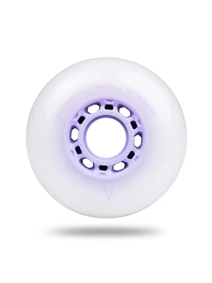 Roue Roller - FLYING EAGLE Ice Cream - 80mm 86a - Purple - Jeu de 8