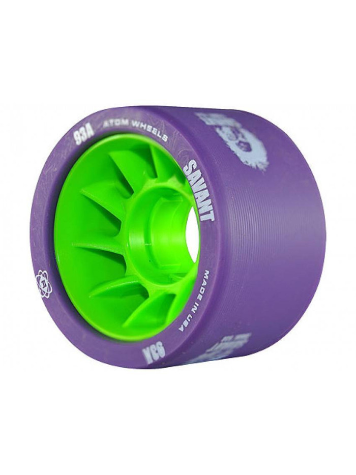 Roue Roller Derby - ATOM Savant X-Slim - 59mm 93a - Violet - Jeu de 4