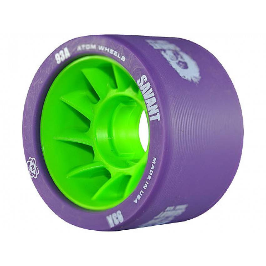 Roller Derby Wheels - ATOM Savant X-Slim - 59mm 93a - Purple - Set of 4