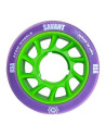 Roue Roller Derby - ATOM Savant X-Slim - 59mm 93a - Violet - Jeu de 4