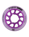Roue Roller Derby - ATOM - Poison Savant - Violet - 59mm 84a - Jeu de 4