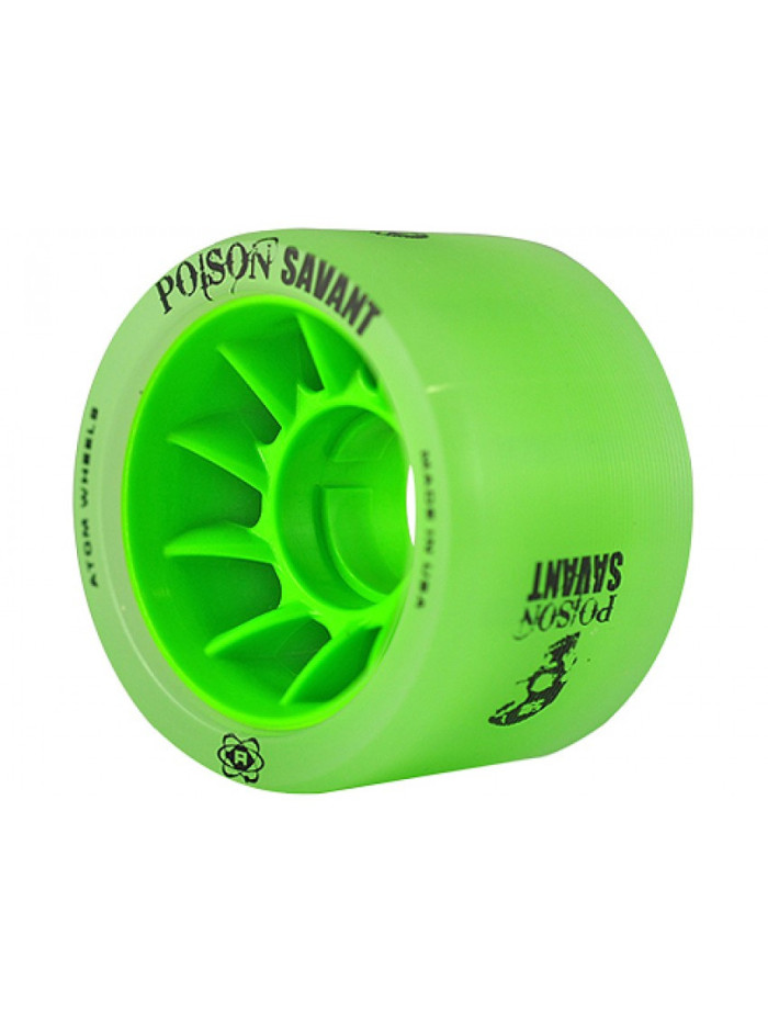 Roller Derby Wheels - ATOM - Poison Savant - Green - 59mm 84a - Set of 4