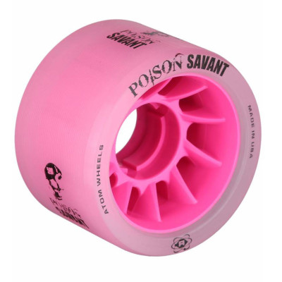 Roller Derby Wheels - ATOM - Poison Savant - Pink - 59mm 84a - Set of 4