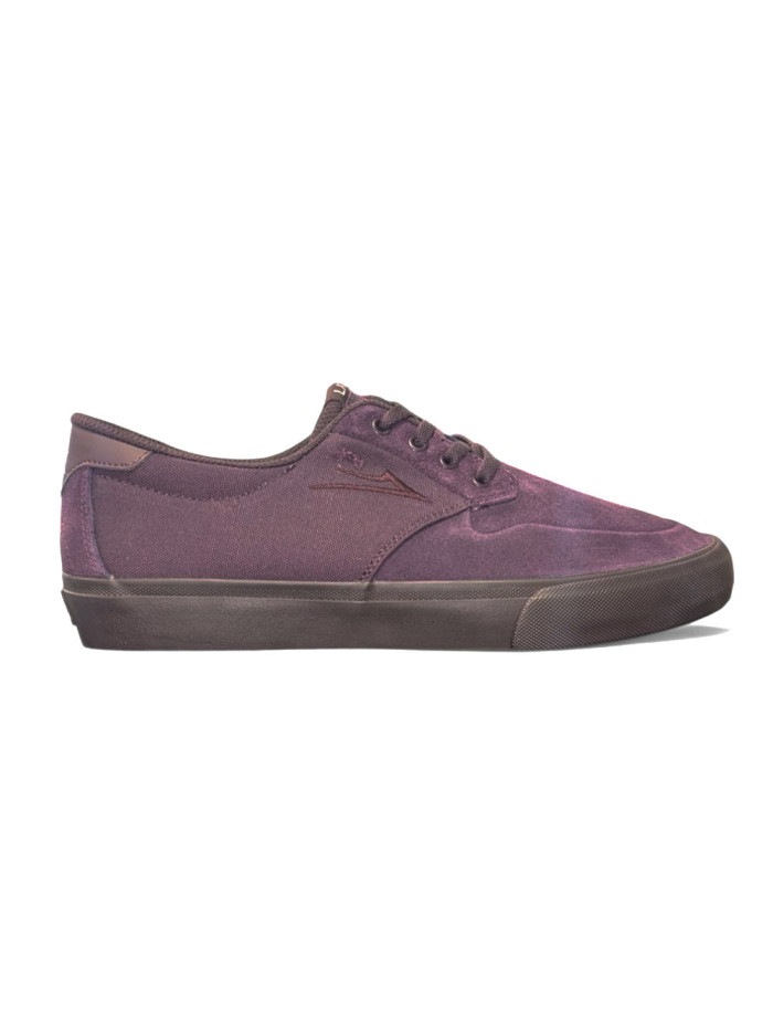 Chaussure Skate - LAKAI Riley 3 - Cerise Noir Suede