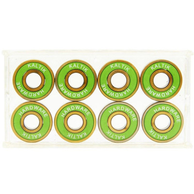 Skates Bearings - KALTIK ABEC-9 - Green Titanium - set of 8