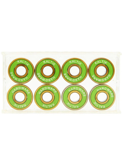 Skates Bearings - KALTIK ABEC-9 - Green Titanium - set of 8