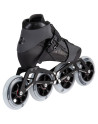 Kids Speed Skates - POWERSLIDE Triple X Evo - Dark Grey - Adjustable