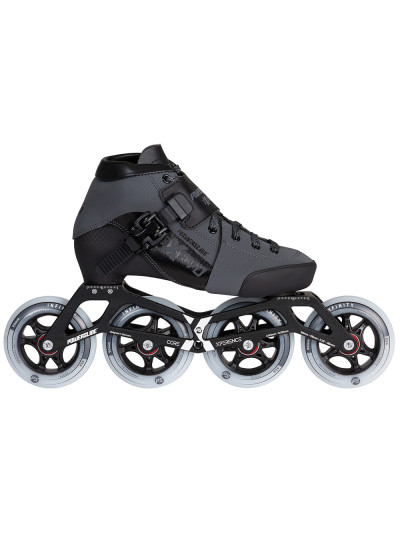 Kids Speed Skates - POWERSLIDE Triple X Evo - Dark Grey - Adjustable