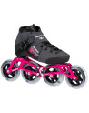Kids Speed Skates - POWERSLIDE Triple X Evo - Hot Pink - Adjustable