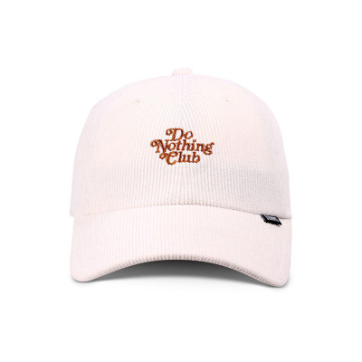 Casquette - DJINN'S Dad Cap Do Nothing Club - velours côtelé Blanc