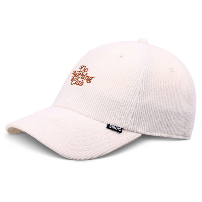 Casquette - DJINN'S Dad Cap Do Nothing Club - velours côtelé Blanc