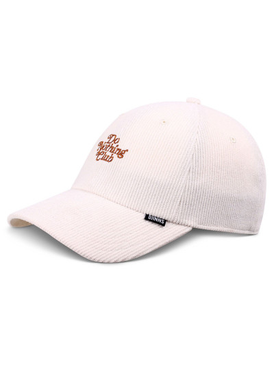 Casquette - DJINN'S Dad Cap Do Nothing Club - velours côtelé Blanc