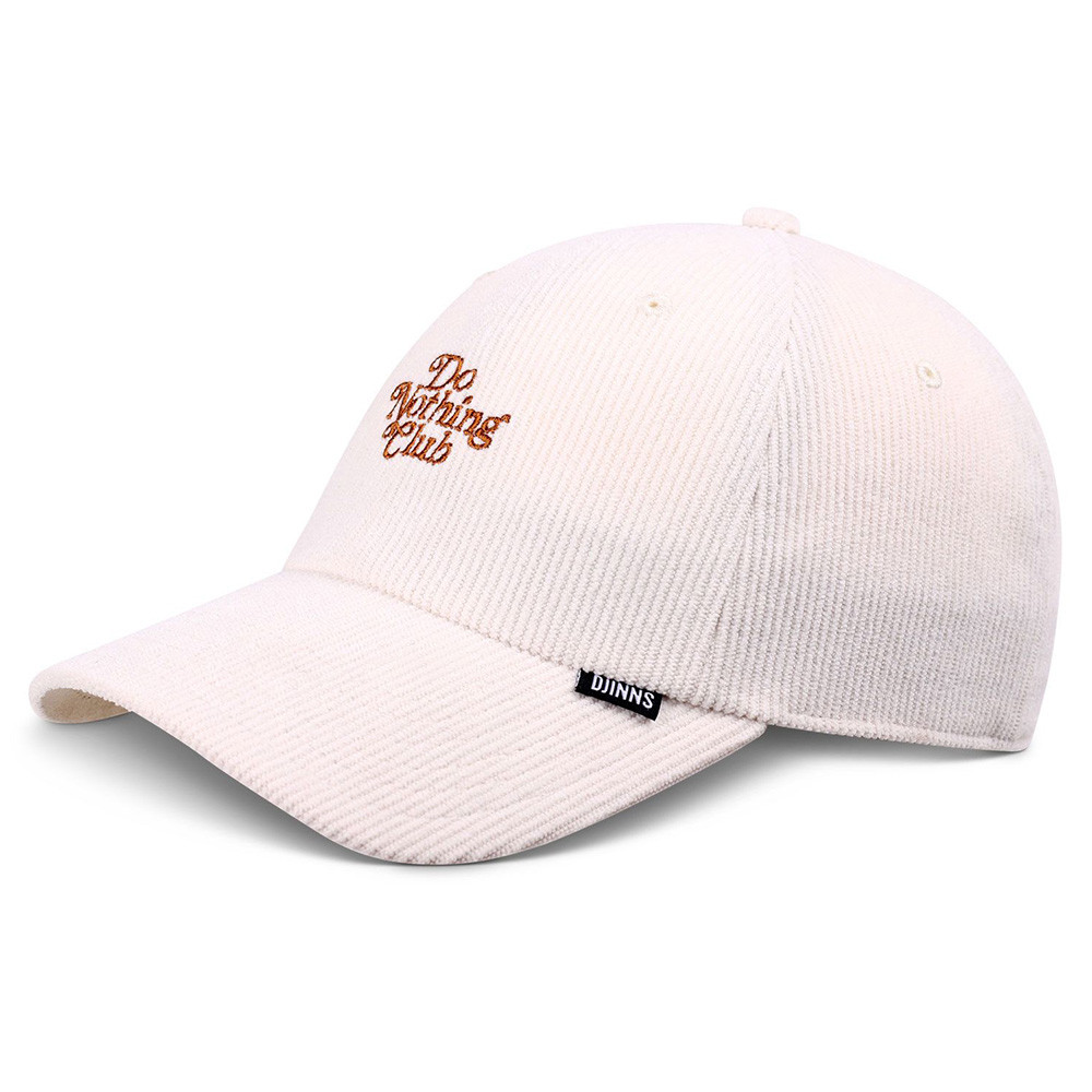 Cap - DJINN'S Dad Cap Do Nothing Club - Cord Off White
