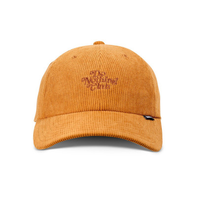 Cap - DJINN'S Dad Cap Do Nothing Club - Cord Cognac