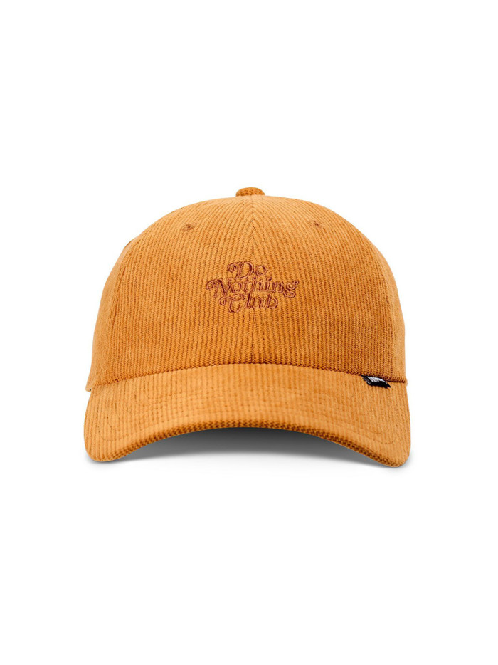 Casquette - DJINN'S Dad Cap Do Nothing Club - velours côtelé Cognac
