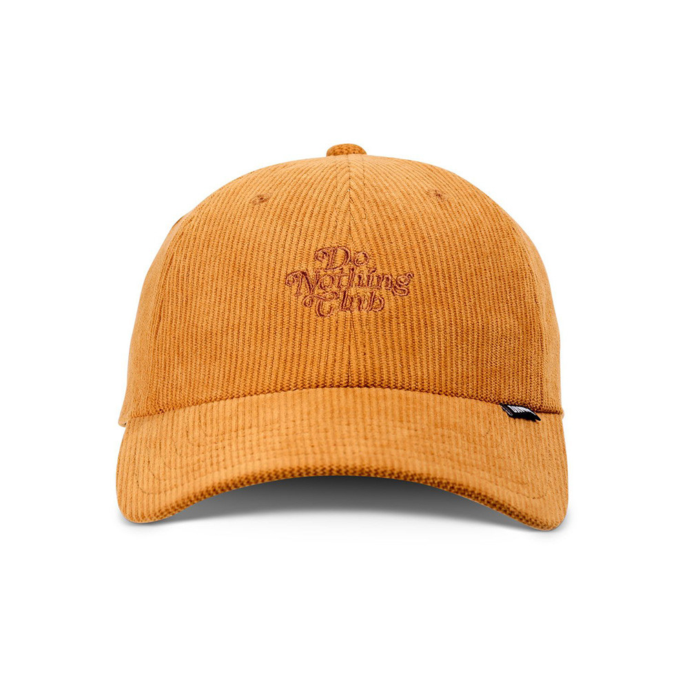 Cap - DJINN'S Dad Cap Do Nothing Club - Cord Cognac