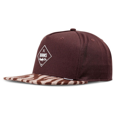 Casquette - DJINN'S Rubber Tiger Stripes - Marron