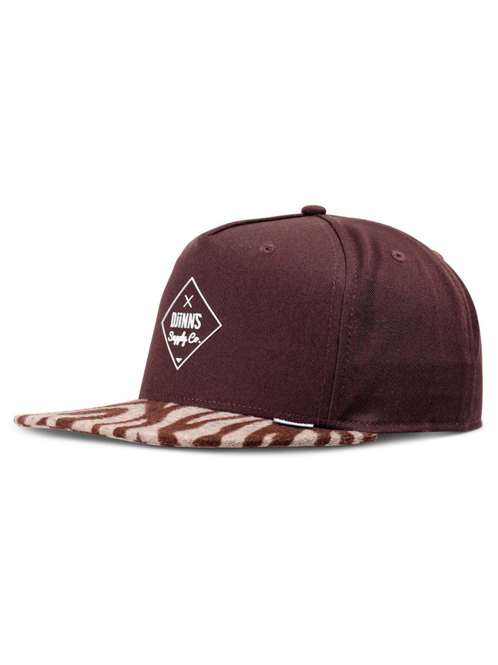 Cap - DJINN'S Rubber Tiger Stripes - Brown