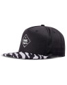 Casquette - DJINN'S Rubber Tiger Stripes - Noir