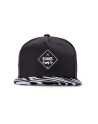 Cap - DJINN'S Rubber Tiger Stripes - Black