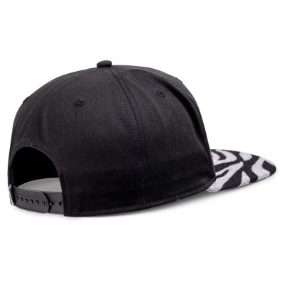 Casquette - DJINN'S Rubber Tiger Stripes - Noir