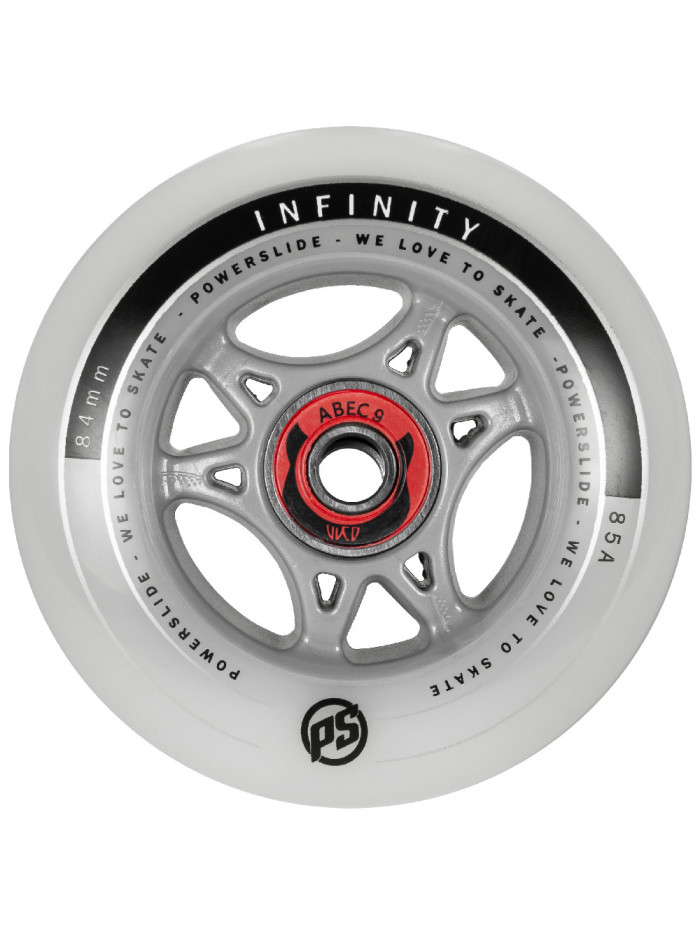 Roue Roller - POWERSLIDE Infinity RTR - 90mm 85a ABEC-9 - Jeu de 4