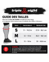 Shin Guards - TRIPLE EIGHT Exo Skin sizing chart