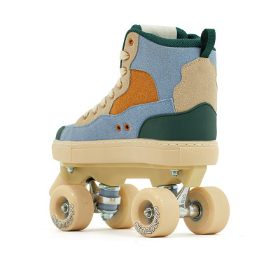 Recreational Quad Skates - RIO Beats - Blue / Tan