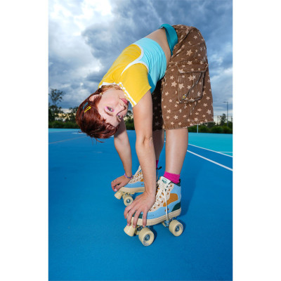 Recreational Quad Skates - RIO Beats - Blue / Tan