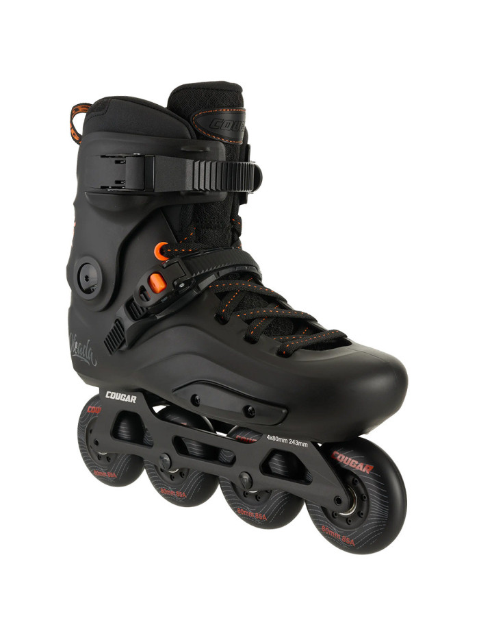 Freeskate Skates - COUGAR T5 - Black Orange