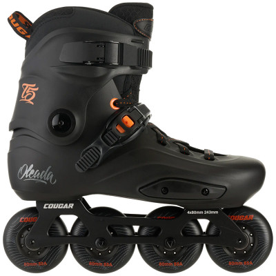 Freeskate Skates - COUGAR T5 - Black Orange