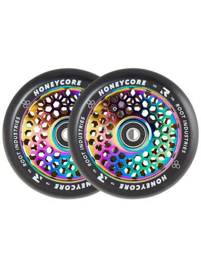 Roue Trottinette - ROOT INDUSTRIES Honey Core - 110mm Néochrome - Paire