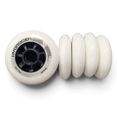 Skates Wheels - ROLLERBLADE Hydrogen - White Grey - 90mm 85a - Set of 8