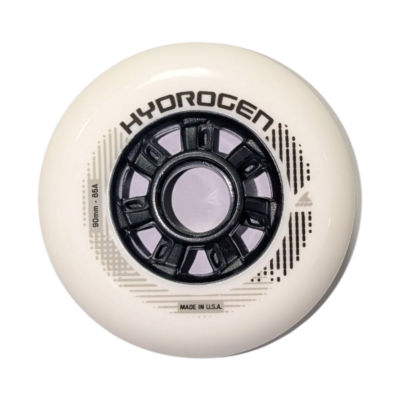 Skates Wheels - ROLLERBLADE Hydrogen - White Grey - 90mm 85a - Set of 8