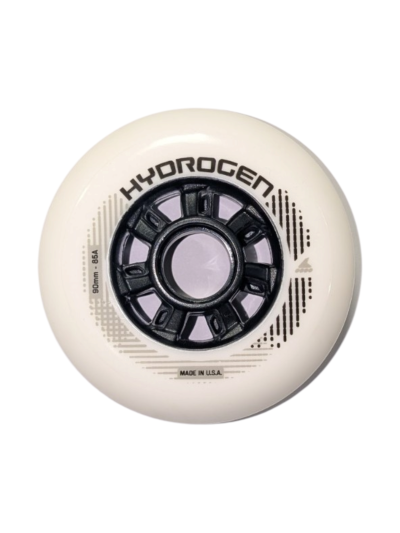 Skates Wheels - ROLLERBLADE Hydrogen - White Grey - 90mm 85a - Set of 8