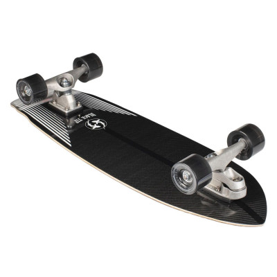 Surfskate - CARVER C7 Black Tip Carbon Fiber - 32.5"