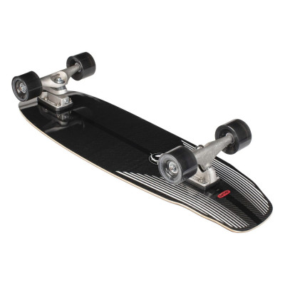 Surfskate - CARVER C7 Black Tip Carbon Fiber - 32.5"