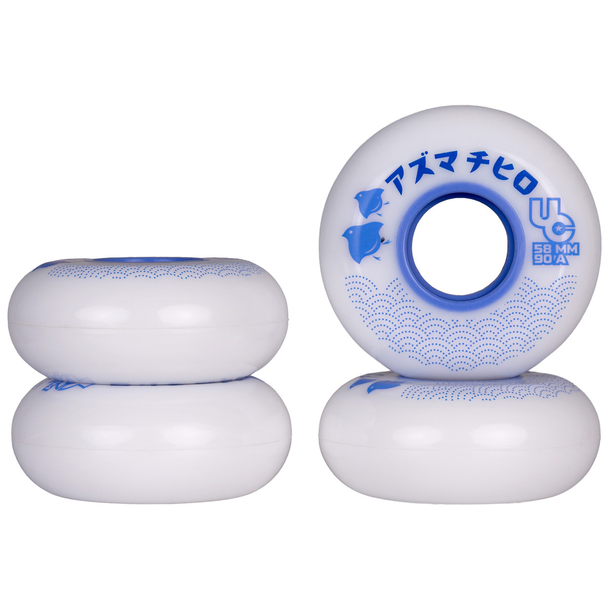 Skates Wheels - UNDERCOVER Chihiro Azuma Pro - 58mm 90a - Set of 4