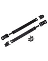 Boucle Roller - KIZER Memory Alu - Noir - Paire