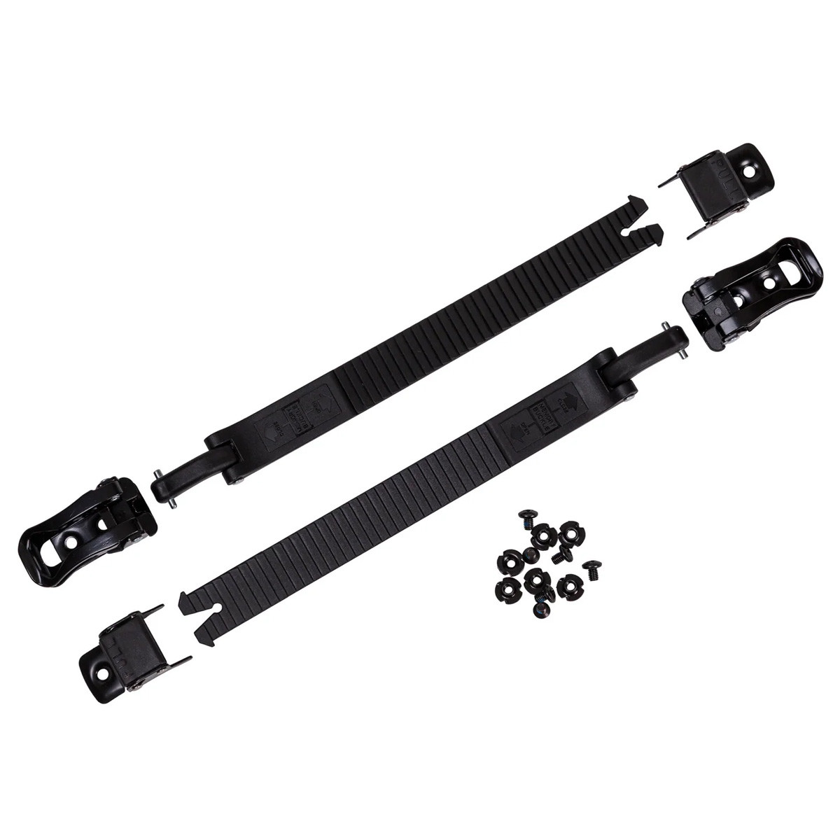 Boucle Roller - KIZER Memory Alu - Noir - Paire