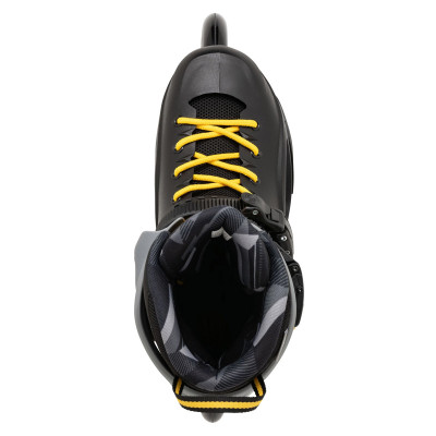 3 Wheels Freeskates - ROLLERBLADE RB 110 - Black Yellow
