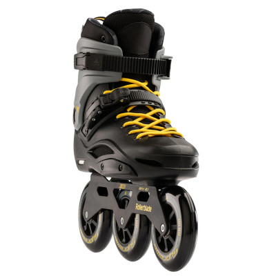 Roller 3 Roues Freeskate - ROLLERBLADE RB 110 - Noir Jaune