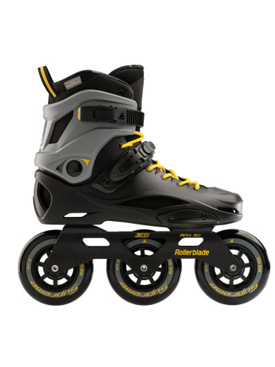 Roller 3 Roues Freeskate - ROLLERBLADE RB 110 - Noir Jaune