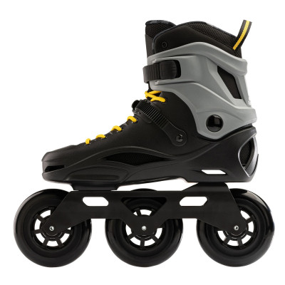 Roller 3 Roues Freeskate - ROLLERBLADE RB 110 - Noir Jaune