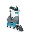 Roller Femme Fitness - ROLLERBLADE Maxxum W - Anthracite Bleu Aqua