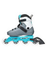 Women Fitness Skates - ROLLERBLADE Maxxum W - Anthracite Aqua Blue