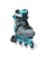 Women Fitness Skates - ROLLERBLADE Maxxum W - Anthracite Aqua Blue