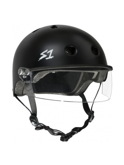 Casque Visière Roller - S ONE Lifer - Noir Mate
